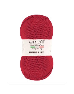Пряжа для вязания Baby Lux 100г 250м 70367 красный 5 мотков Etrofil