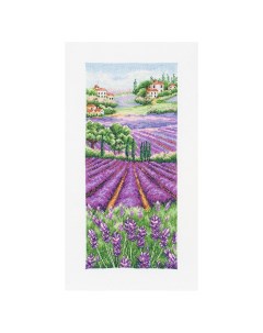 Набор для вышивания Provence Lavender Scape 32х14 см арт PCE0807 Anchor