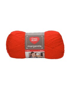 Пряжа для вязания Margareta 50г 257м акрил 00533 ярко красный 10 мотков Red heart