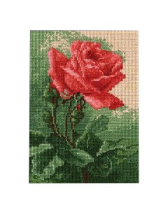 Набор для вышивания Алая роза 21х14 5 см 604 Hobby&pro