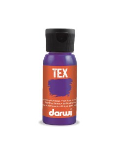 Краска для ткани TEX DA0100050 50 мл 900 фиолетовый Darwi