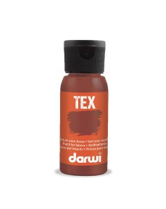 Краска для ткани TEX DA0100050 50 мл 802 светло коричневый Darwi
