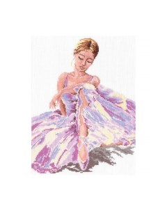 65 01 Набор для вышивания Балерина 24 30 см Чудесная игла