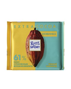 Шоколад Темный с утонченным вкусом из никарагуа 61 Ritter sport