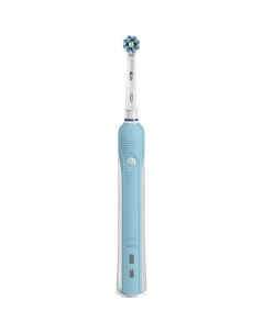 Электрическая зубная щетка Oral B PRO 500 D16 513 U голубой Braun