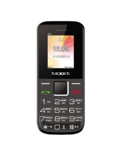 Мобильный телефон teXet TM 206 Black TM 206 Black Texet