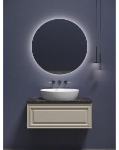 Мебель для ванной Very 100 подвесная столешница black sky Beige Soft без отверстия под смеситель Sancos