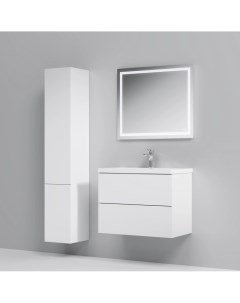 Комплект мебели белый глянец 80 см Gem M90FHX07522WG M90WCC0752WG M91AMOX0801WG Am.pm.