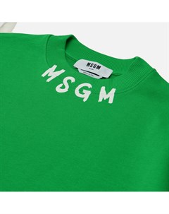 Мужская толстовка Collar Brush Stroke Logo Msgm