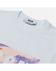 Мужская футболка Box Logo Dripping Regular Msgm