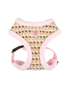 Шлейка для собак утеплённая Lucia розовая M Южная Корея Pinkaholic