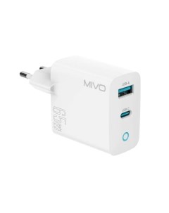 Сетевое зарядное устройство MP 650Q USB Type C 1xUSB Type C 3 А белый Mivo