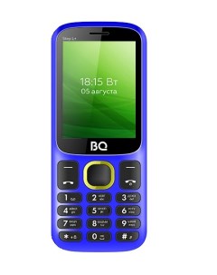 Мобильный телефон 2440 Step L Blue Yellow Bq