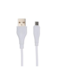 Кабель BX18 micro USB USB 2 А 2 м PVC оплетка белый Borofone