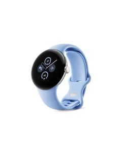 Смарт часы Pixel Watch 2 Polished Silver Aluminum Case Bay Active Band Голубой Google