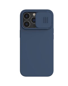 Накладка CamShield Silky Magnetic Silicone Case для iPhone 13 Pro синий Nillkin