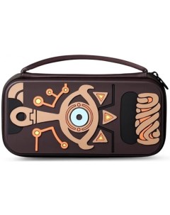 Чехол сумка для приставки Zelda Sheikah Eye Brown для Nintendo Switch Dobe