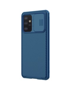 Накладка CamShield Pro Case с защитой камеры для Samsung Galaxy A52 синий Nillkin