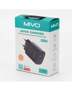 Сетевое зарядное устройство MP 301Q USB Type C 1xUSB Type C 3 4 А черный Mivo