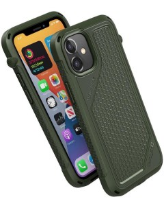 Противоударный чехол Vibe Case для iPhone 12 mini цвет Зеленый Catalyst
