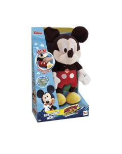 Мягкая игрушка Микки и весёлые гонки Микки Маус 34 см звук Disney