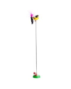 Игрушка Цветной дятел с гнездом на стволе цвета МИКС Nobrand