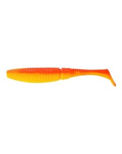 Приманка виброхвост Power Swim orange yellow съедобная оранж желт 7 5см 7шт Allvega