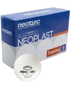 Мячи для настольного тенниса Neoplast белый 6 шт Neottec