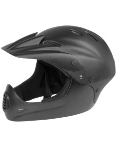 Шлем велосипедный Freeride DH BMX FullFace ABS hard shell 17отв 54 58см M черный M-wave