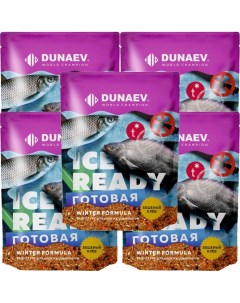 Прикормка рыболовная Ice Ready Лещ 5 упаковок Dunaev
