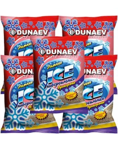 Прикормка рыболовная Ice Классика Ваниль 5 упаковок Dunaev