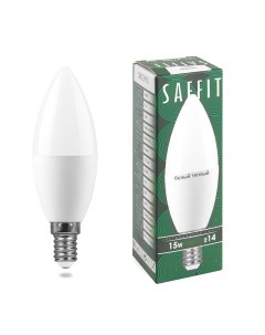 Лампа светодиодная SAFFIT SBC3715 Свеча E14 15W 2700K Комплект из 10 шт Feron saffit