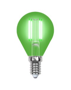 Светодиодная лампа Air Color 5 Вт Е14 Р зеленая Uniel