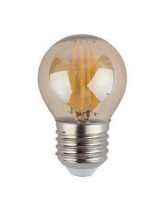 Светодиодная лампа ЭРА Нити 9 Вт Е27 P золотая теплый свет Nobrand