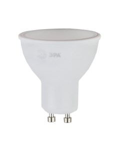 Светодиодная лампа ЭРА 8 Вт GU10 холодный свет Nobrand