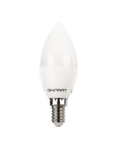 Светодиодная лампа Онлайт 10 Вт Е14 В теплый свет Nobrand
