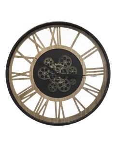 Настенные часы Meca 57 см цвет черный Atmosphera