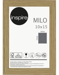 Рамка Milo 10х15 см цвет натуральный дуб Inspire