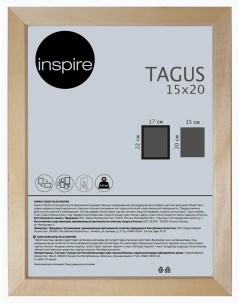 Рамка Tagus 15x20 см цвет дерево Inspire