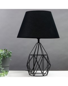 Настольная лампа RISALUX 16782 1 E27 40Вт черный Nobrand