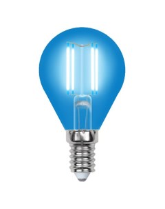 Светодиодная лампа Air Color 5 Вт Е14 Р синяя Uniel