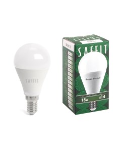 Лампа светодиодная SAFFIT SBG4515 Шарик E14 15W 2700K 10 шт Feron saffit