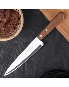 Нож куxонный поварской Universal лезвие 20 см сталь AISI 420 деревянная рукоять Tramontina