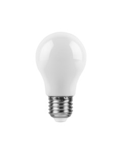Светодиодная лампа груша 3 Вт E27 холодный свет матовая Feron
