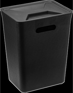 Набор для раздельного сбора мусора 2 контейнера цвет черный Idea