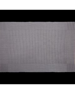 Салфетка сервировочная Квадрэ 2 30х45 см ПВХ цвет серый Nobrand