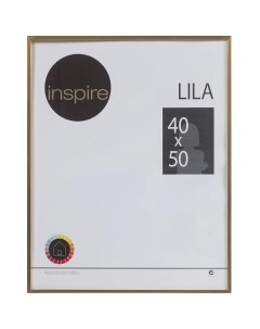 Рамка Lila 40х50 см цвет золото Inspire