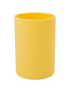 Стакан для зубных щеток Bland пластик цвет желтый Swensa