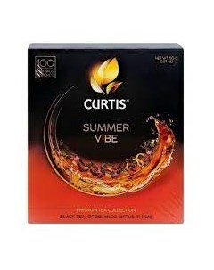 Чай черный Summer Vibe в пакетиках 1 5 г х 100 шт Curtis