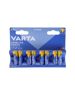 Батарейка алкалиновая LongLife Power AA LR6 8BL 9306574 8шт упак Varta